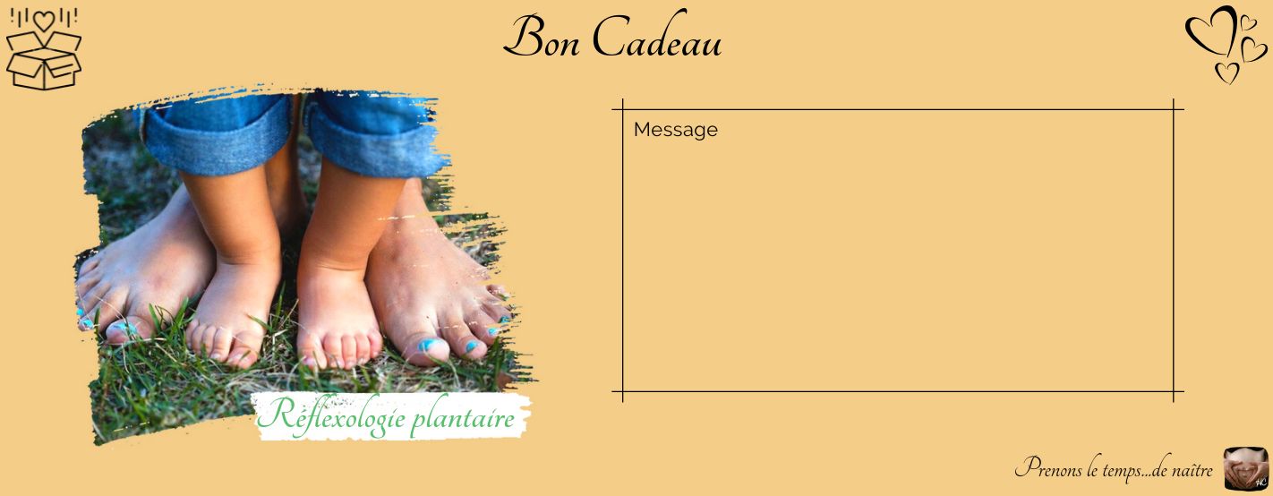 Bons Cadeaux (2) Réflexologie plantaire