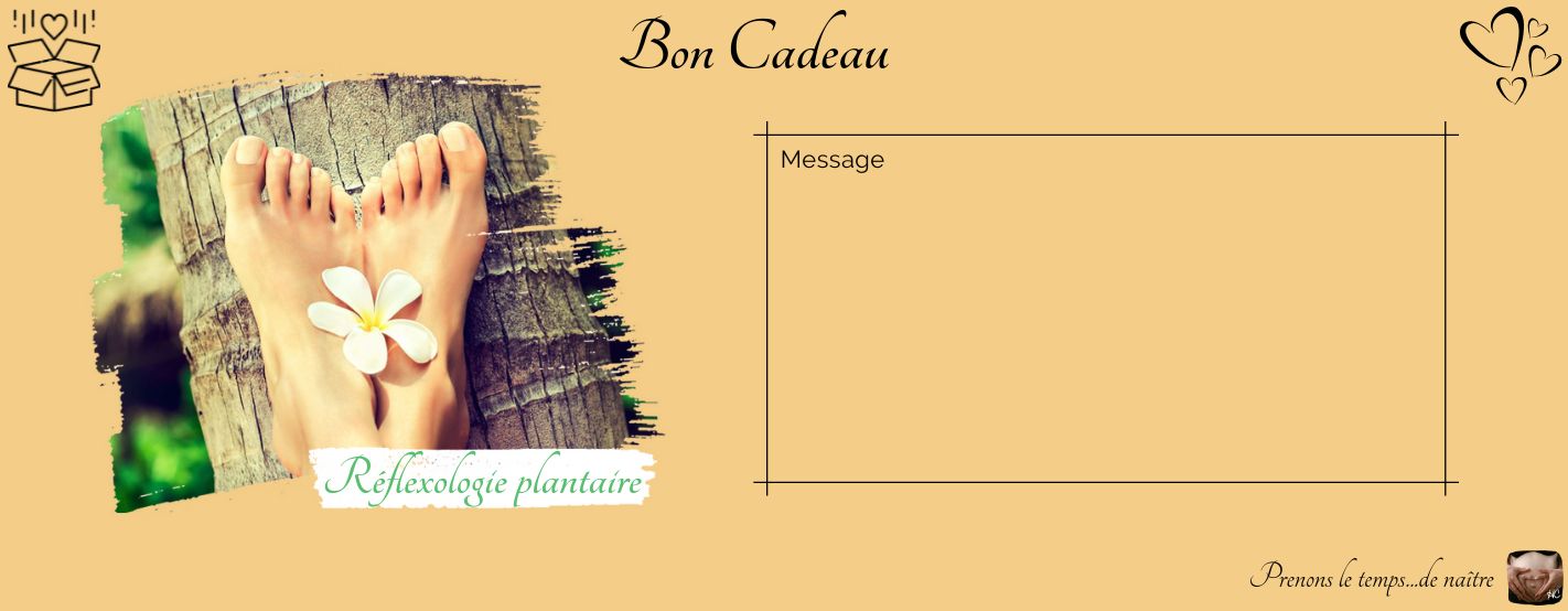 Bons Cadeaux (3) Réflexologie plantaire